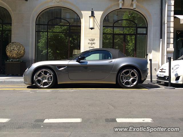 Alfa Romeo 8C spotted in Paris, France