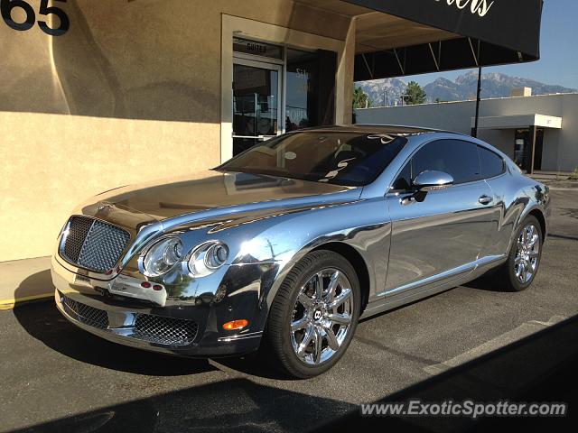 Bentley Continental spotted in Holladay, Utah