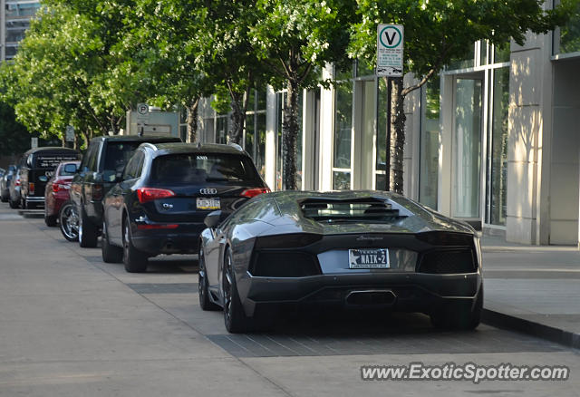 Lamborghini Aventador spotted in Dallas, Texas