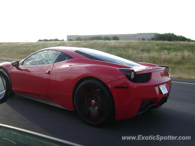 Ferrari 458 Italia spotted in Dallas, Texas