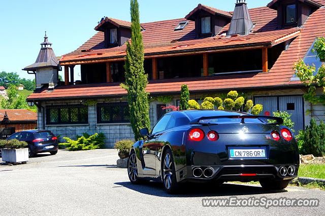 Nissan GT-R spotted in Seyssel, France