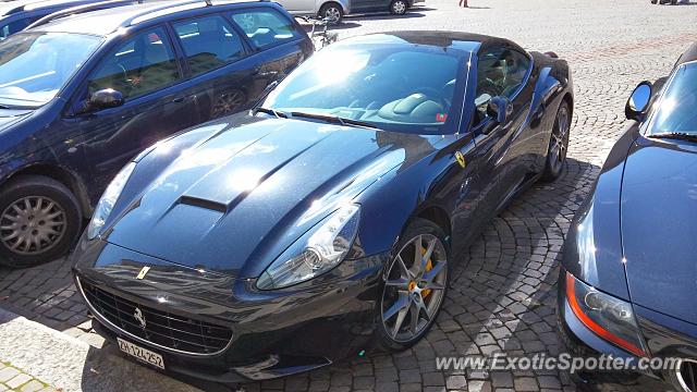 Ferrari California spotted in Zurich, Switzerland