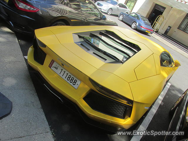 Lamborghini Aventador spotted in London, United Kingdom