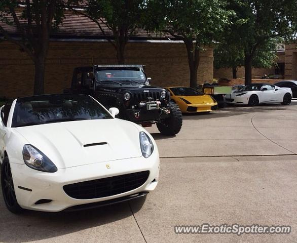 Ferrari California spotted in Dallas, Texas