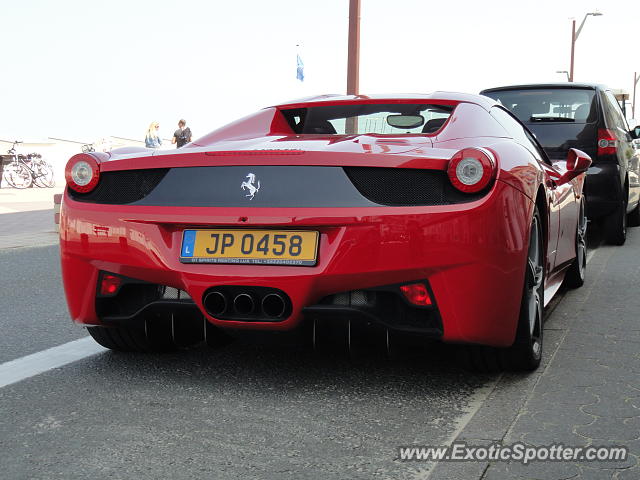 Ferrari 458 Italia spotted in Knokke-Heist, Belgium