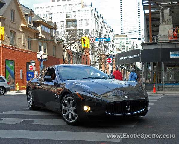 Maserati GranTurismo spotted in Toronto, Canada