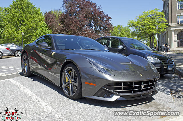 Ferrari F12 spotted in Greenwich, Connecticut