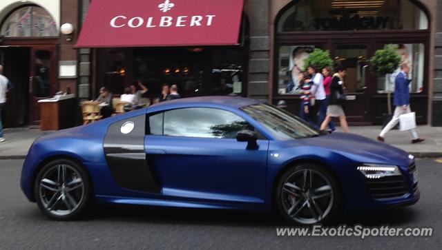 Audi R8 spotted in London, United Kingdom