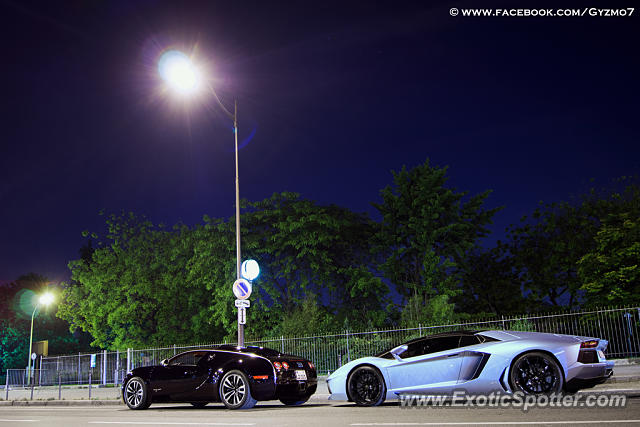 Lamborghini Aventador spotted in Paris, France