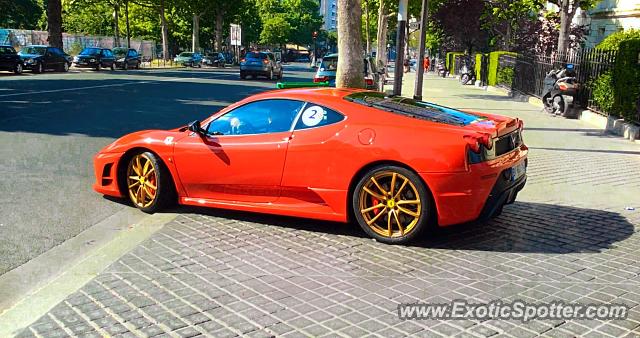 Ferrari F430 spotted in Paris, France