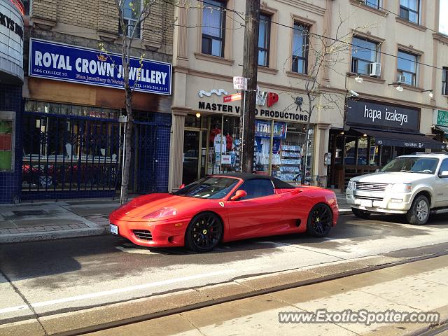 Ferrari 360 Modena spotted in Toronto, Canada