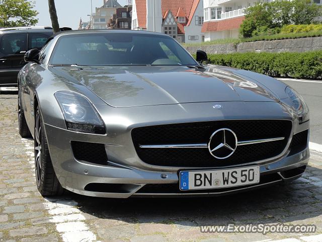 Mercedes SLS AMG spotted in Knokke-Heist, Belgium