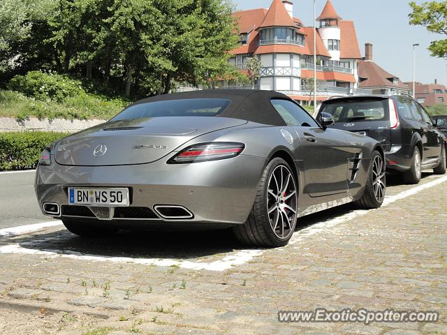 Mercedes SLS AMG spotted in Knokke-Heist, Belgium