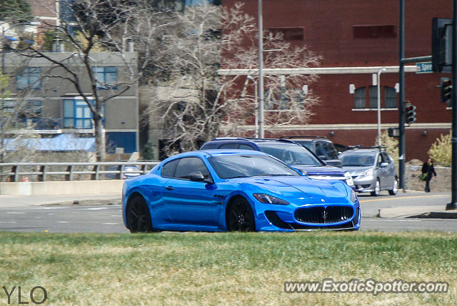 Maserati GranTurismo spotted in Denver, Colorado