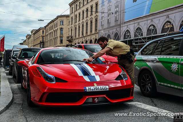 Ferrari 458 Italia spotted in Munich, Germany