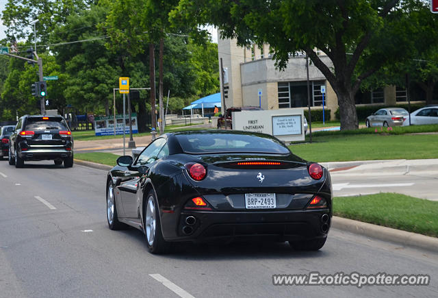 Ferrari California spotted in Dallas, Texas