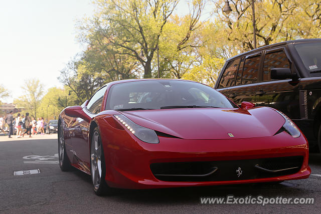 Ferrari 458 Italia spotted in Boston, Massachusetts