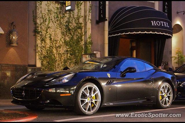 Ferrari California spotted in San Jose, California