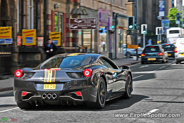 Ferrari 458 Italia spotted in Leeds, United Kingdom