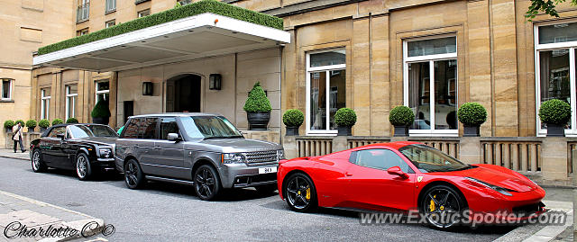 Ferrari 458 Italia spotted in London, United Kingdom