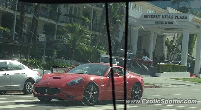 Ferrari California spotted in Los Angeles, California