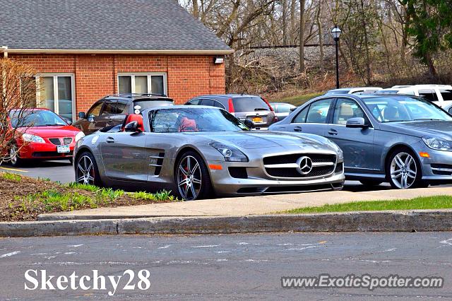 Mercedes SLS AMG spotted in Pittsford, New York