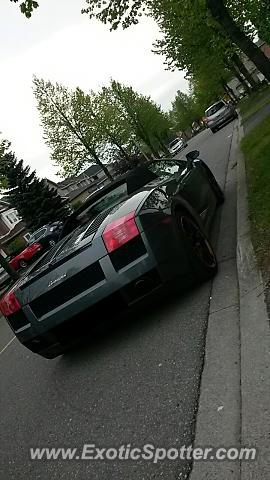 Lamborghini Gallardo spotted in Toronto, Canada