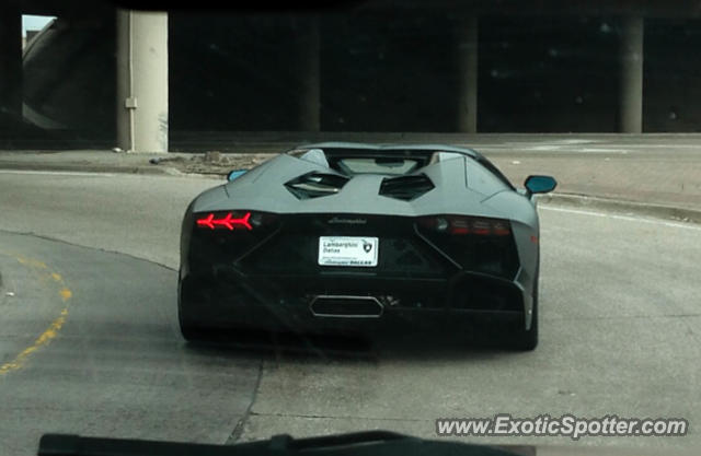 Lamborghini Aventador spotted in Dallas, Texas