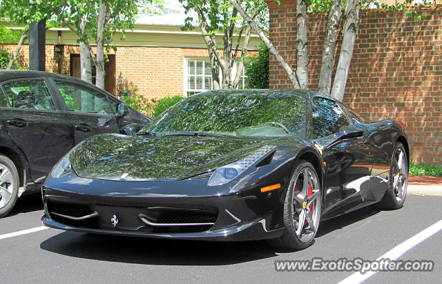 Ferrari 458 Italia spotted in New Albany, Ohio