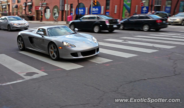 Porsche Carrera GT spotted in Toronto, Ontario, Canada