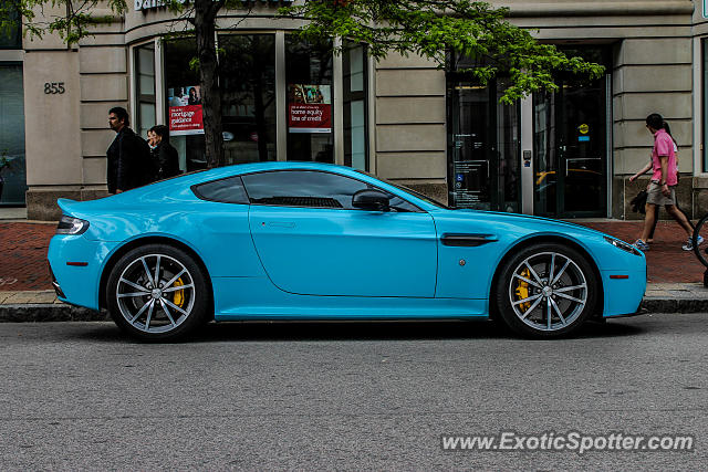 Aston Martin Vantage spotted in Boston, Massachusetts