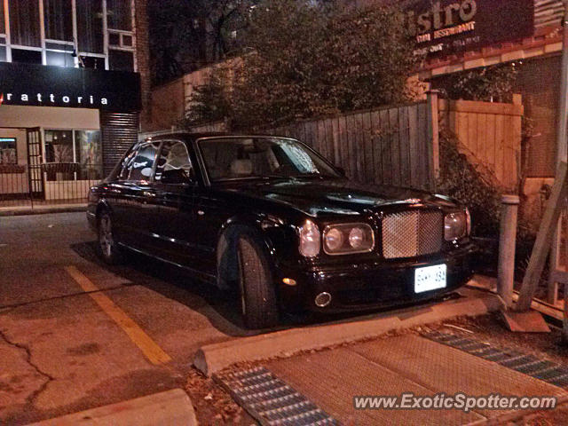 Bentley Arnage spotted in Toronto, Canada