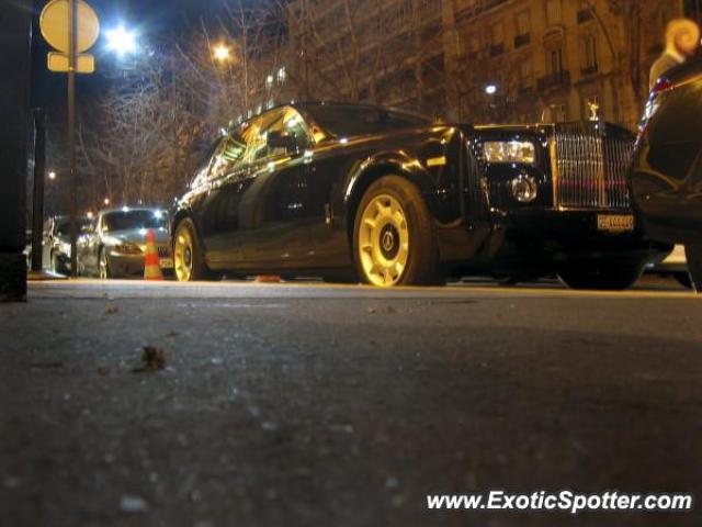 Rolls Royce Phantom spotted in Paris, France