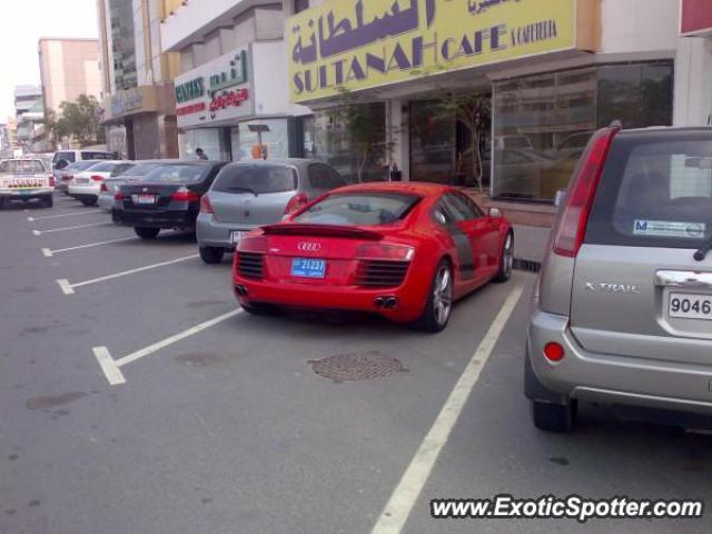 Audi R8 spotted in Dubai, United Arab Emirates