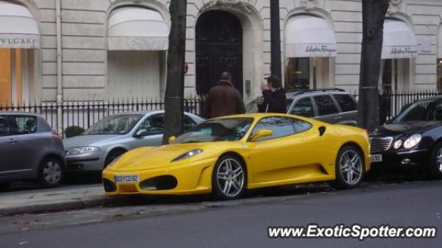 Ferrari F430 spotted in Paris, France