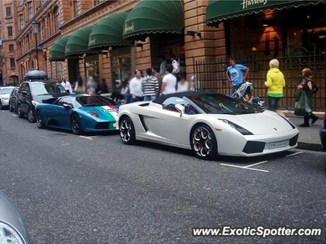 Lamborghini Gallardo spotted in London, United Kingdom