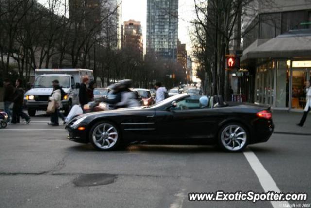 Mercedes SLR spotted in Vancouver, Canada