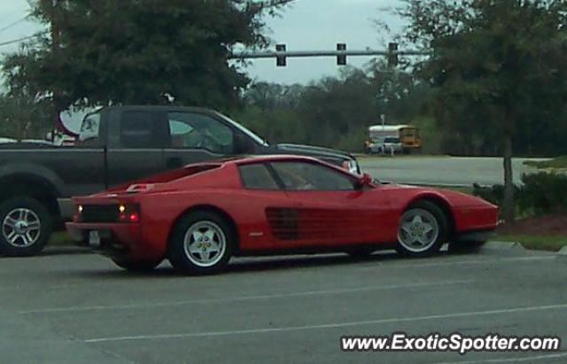 Ferrari Testarossa spotted in Lutz, Florida