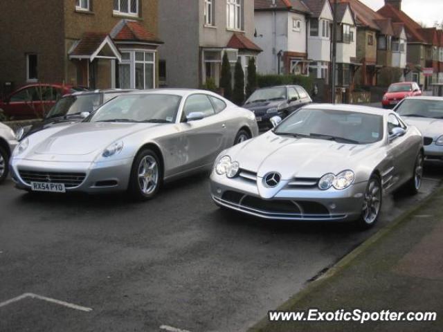 Mercedes SLR spotted in London, United Kingdom