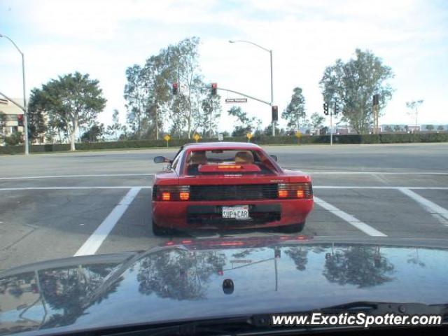 Ferrari Testarossa spotted in Irvine, California