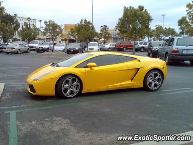 Lamborghini Gallardo spotted in Newport, California