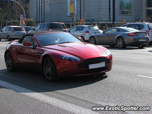 Aston Martin Vantage spotted in Barcelona, Spain