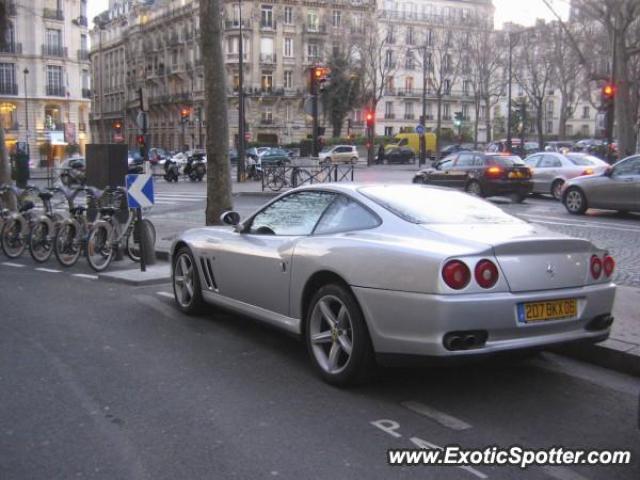 Ferrari 550 spotted in Paris, France