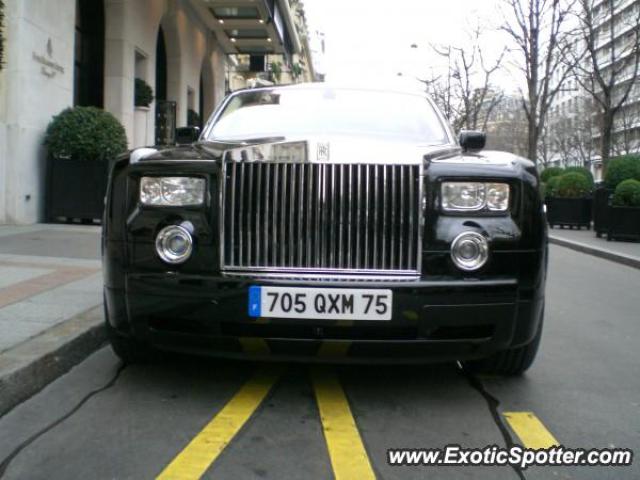 Rolls Royce Phantom spotted in Paris, France