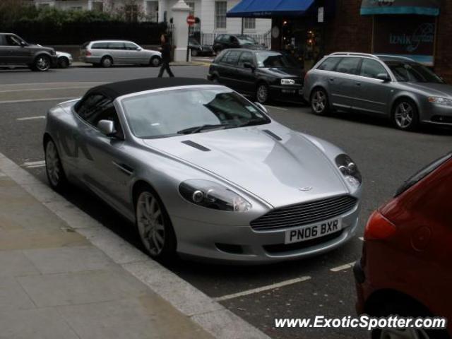 Aston Martin DB9 spotted in London, United Kingdom