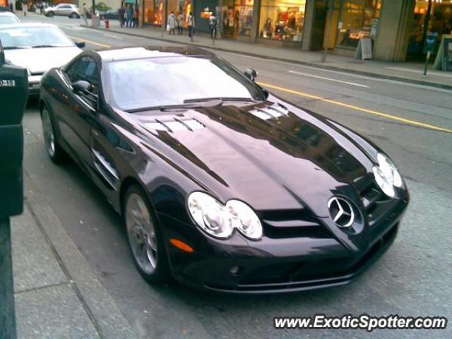 Mercedes SLR spotted in Vancouver, Canada