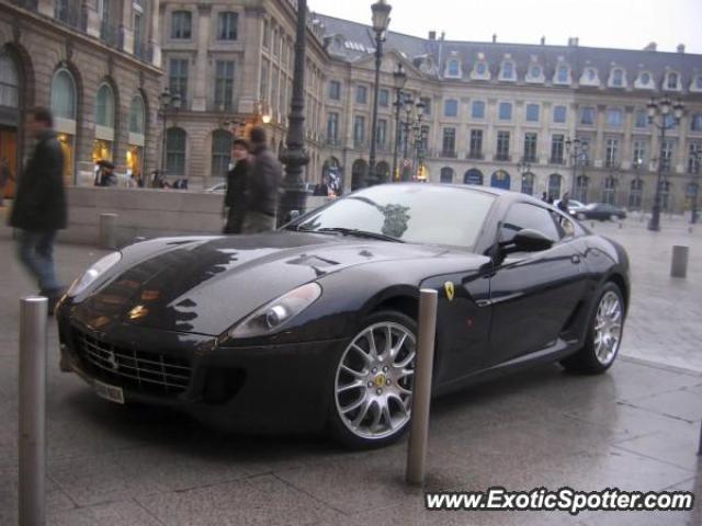 Ferrari 599GTB spotted in Paris, France