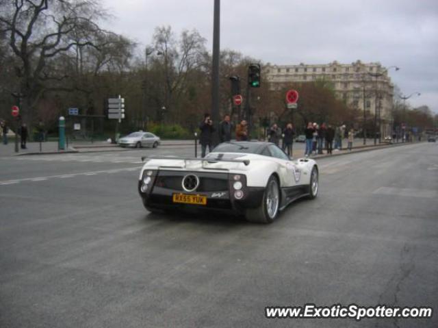 Pagani Zonda spotted in Paris, France