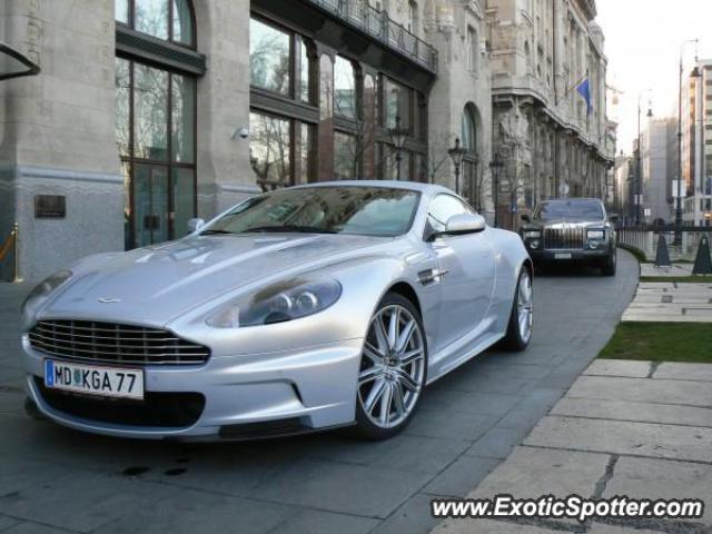 Aston Martin DBS spotted in Budapest, Hungary