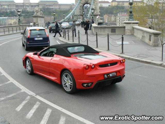 Ferrari F430 spotted in Budapest, Hungary